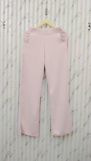 Classic Ribbed Pants With Pocket