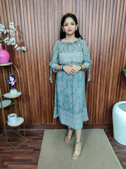 Stylish printed short dress