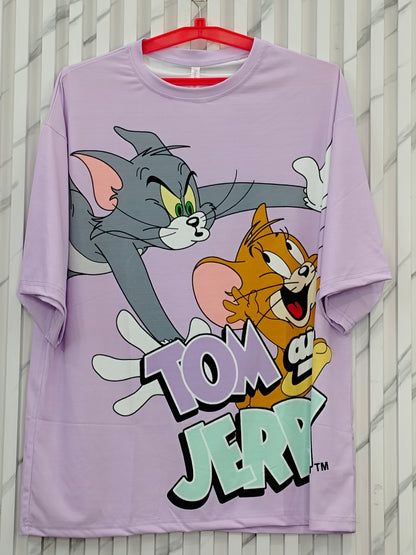 Rabbit And Tom and Jerry Cartoon Tshirts