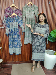 Stylish printed short dress