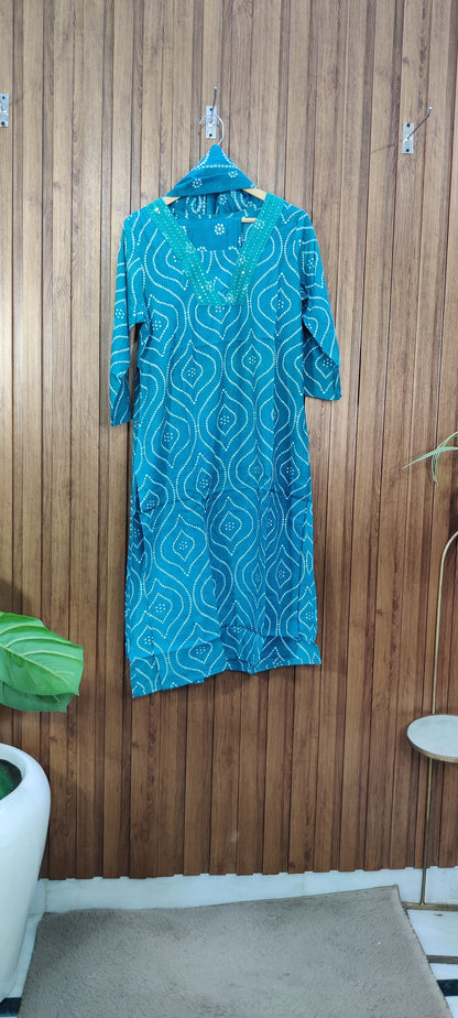 Summer Pure cotton sale suit