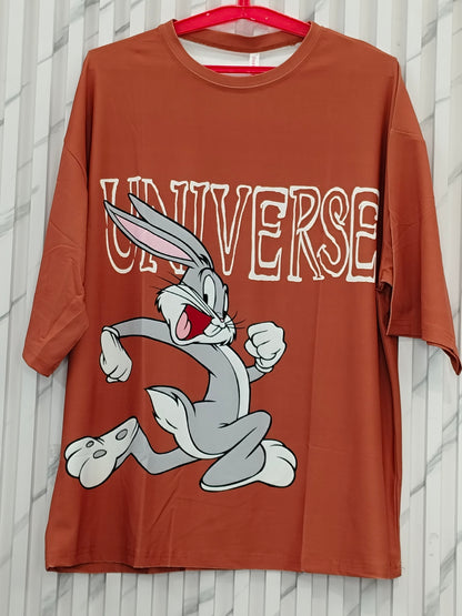 Rabbit And Tom and Jerry Cartoon Tshirts