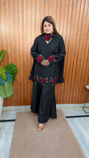 Organza Flower Three Piece Set