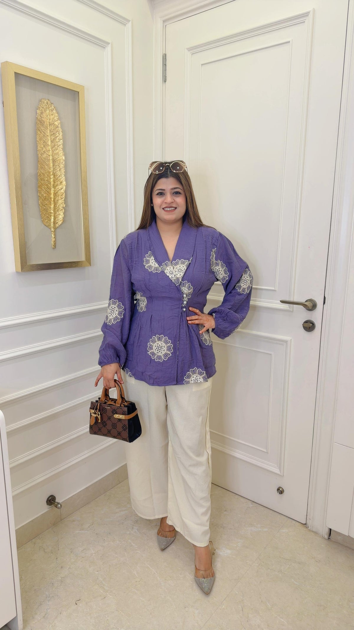 Embroidery Cotton Coord Set