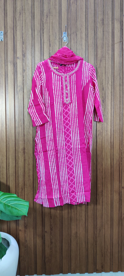 Summer Pure cotton sale suit