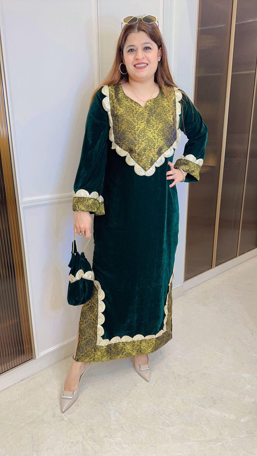 Noor Royal Velvet Dress