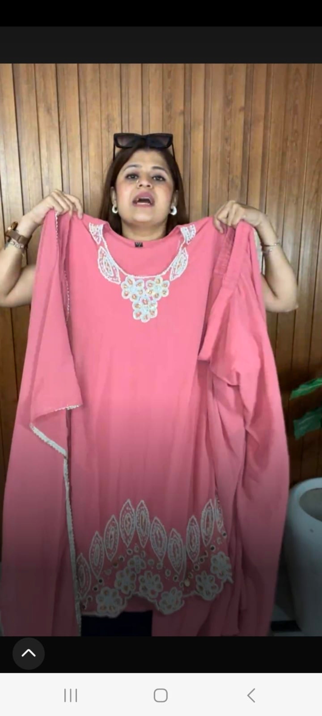 Star Neck Shrara Suit set
