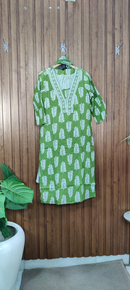 Summer Pure cotton sale suit