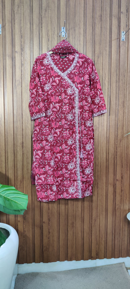 Summer Pure cotton sale suit