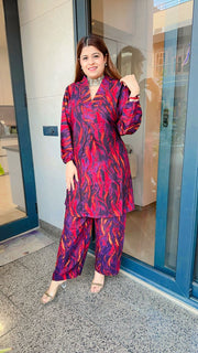 A line pure cotton coord set with belt