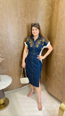 Navy with white