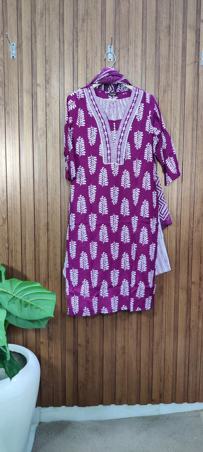 Summer Pure cotton sale suit