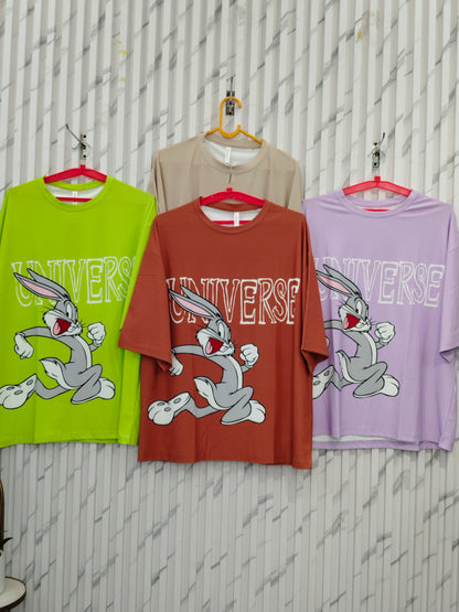 Rabbit And Tom and Jerry Cartoon Tshirts