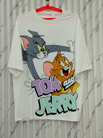 Rabbit And Tom and Jerry Cartoon Tshirts