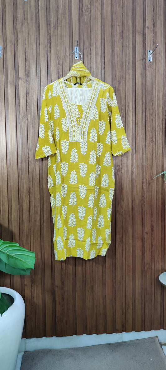 Summer Pure cotton sale suit